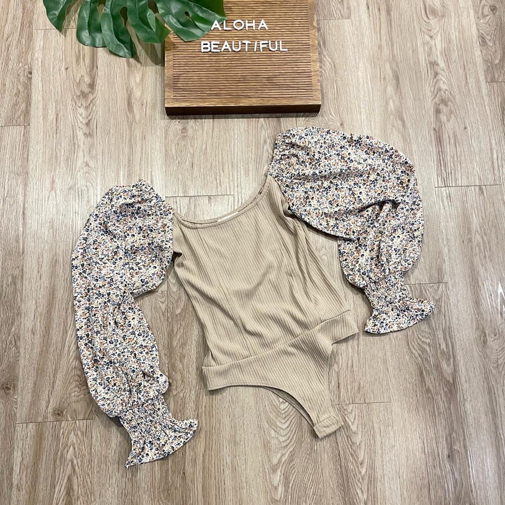 Promesa Balloon Sleeve Bodysuit - Picture 5 of 7